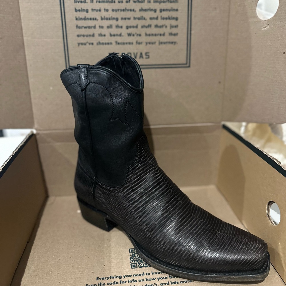 Men's Black Leather Boots